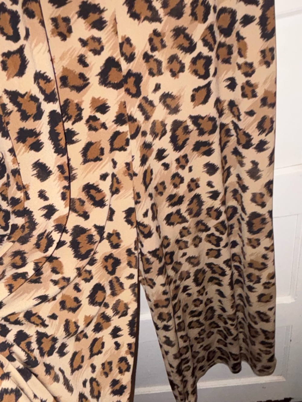 LuLaRoe Tan, Brown & Black Animal Print jumpsuit - Picture 3 of 3